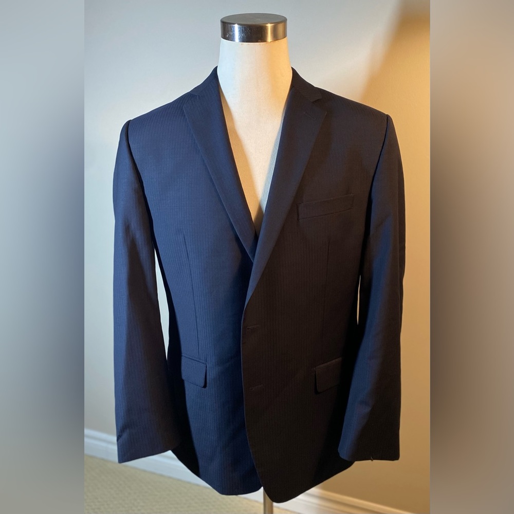 Calvin Klein - Slim Fit Blue Blazer - 42R